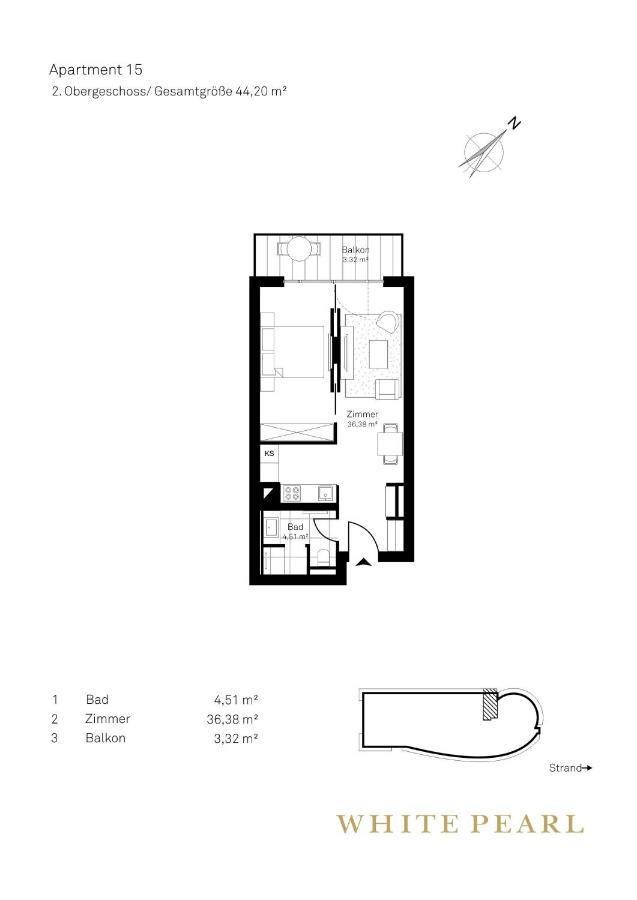 White Pearl Apartment 2.15 ทิมเมนดอร์เฟอร์ ชตรันด์ ภายนอก รูปภาพ